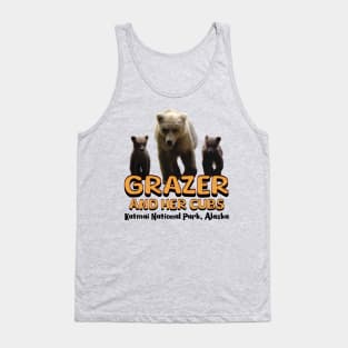 Bear Grazer and her cubs Tank Top